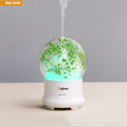 120ml Wood Vase Car Cool Mist Humidifier Diffuser
